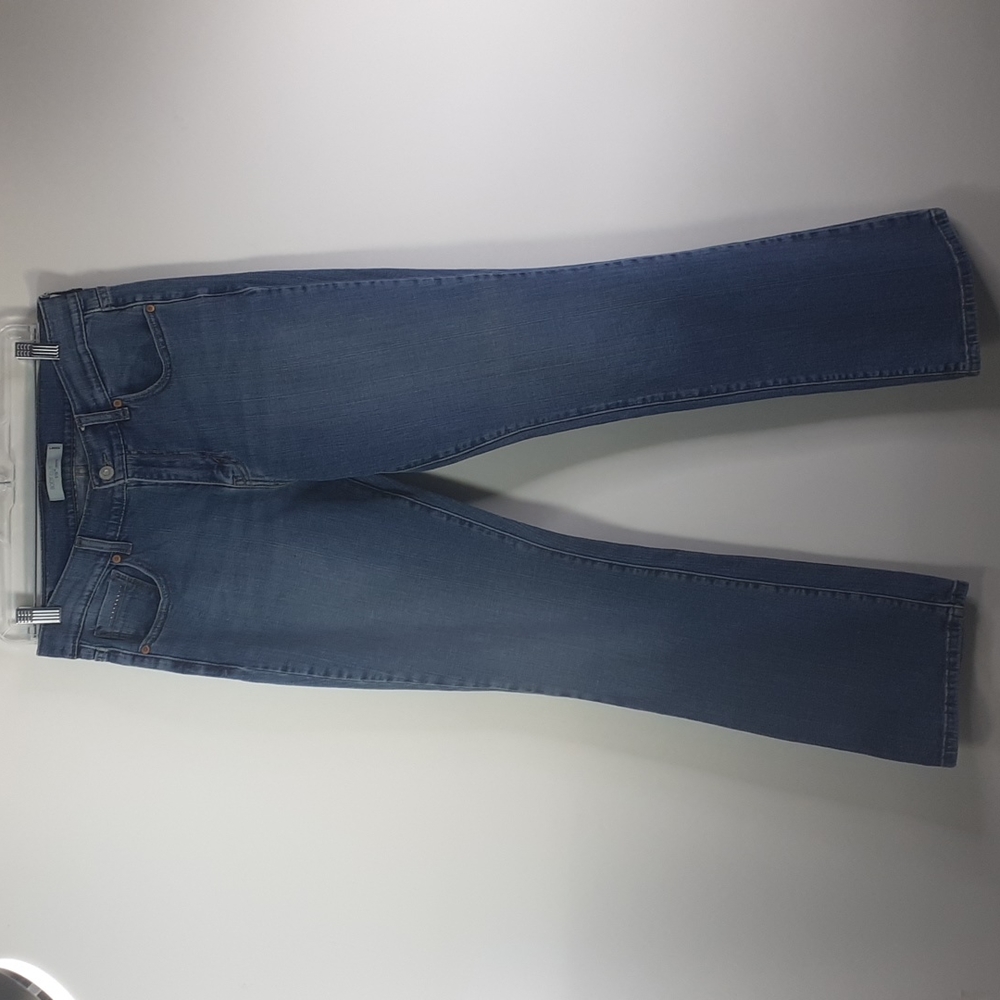 Levi's 515 Bootcut Blue Jeans Size 8 Medium Factory Faded
